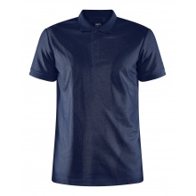 Craft Sport-Polo Core Unify (funktionelles Recyclingpolyester) melangeblau Herren